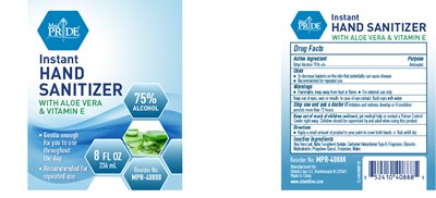 MedPride Hand Sanitizer.jpg Principal Display & Drug Fact Panel - MedPride Hand Sanitizer